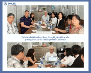 Đại diện Bộ Giáo Dục Bang Nam Úc đến thăm văn phòng DHLEE tại thành phố Hồ Chí Minh